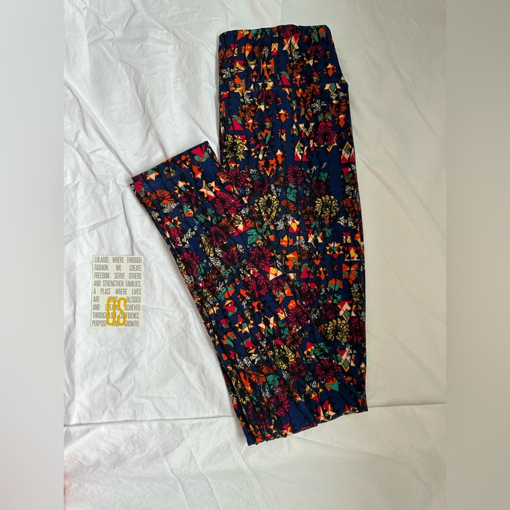 LuLaRoe One Size Leggings - Crazy Design